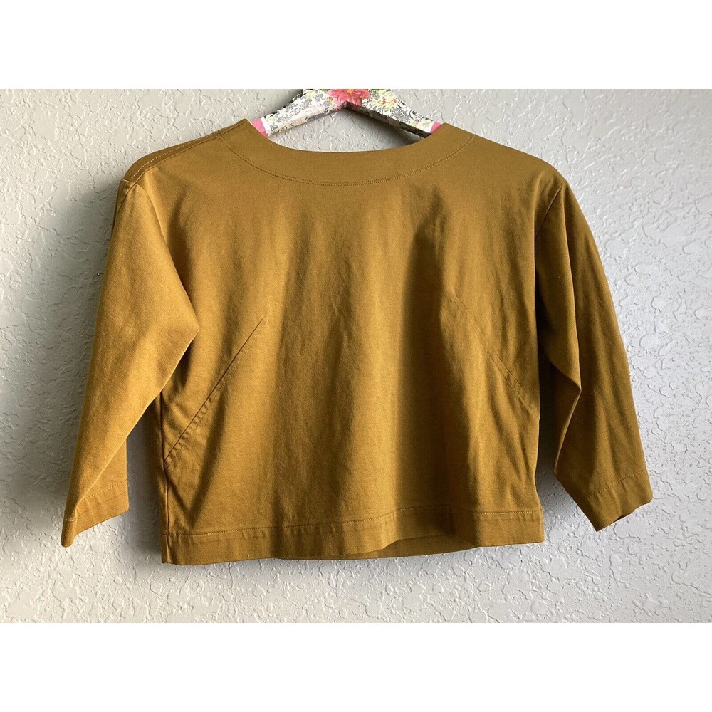 EVERLANE Women's Cotton Top Color Tapenade Size XXS